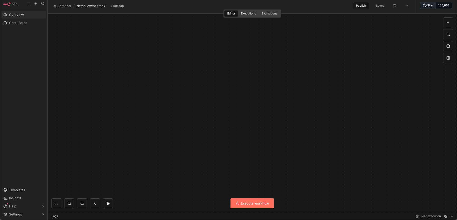 n8n 대시보드 화면